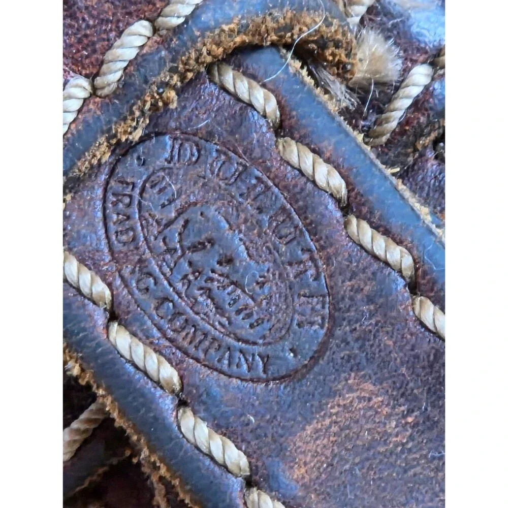 Duluth Trading Company Men's Ranger Leather Western Work Belt‎ Sz 38 Brown 90013